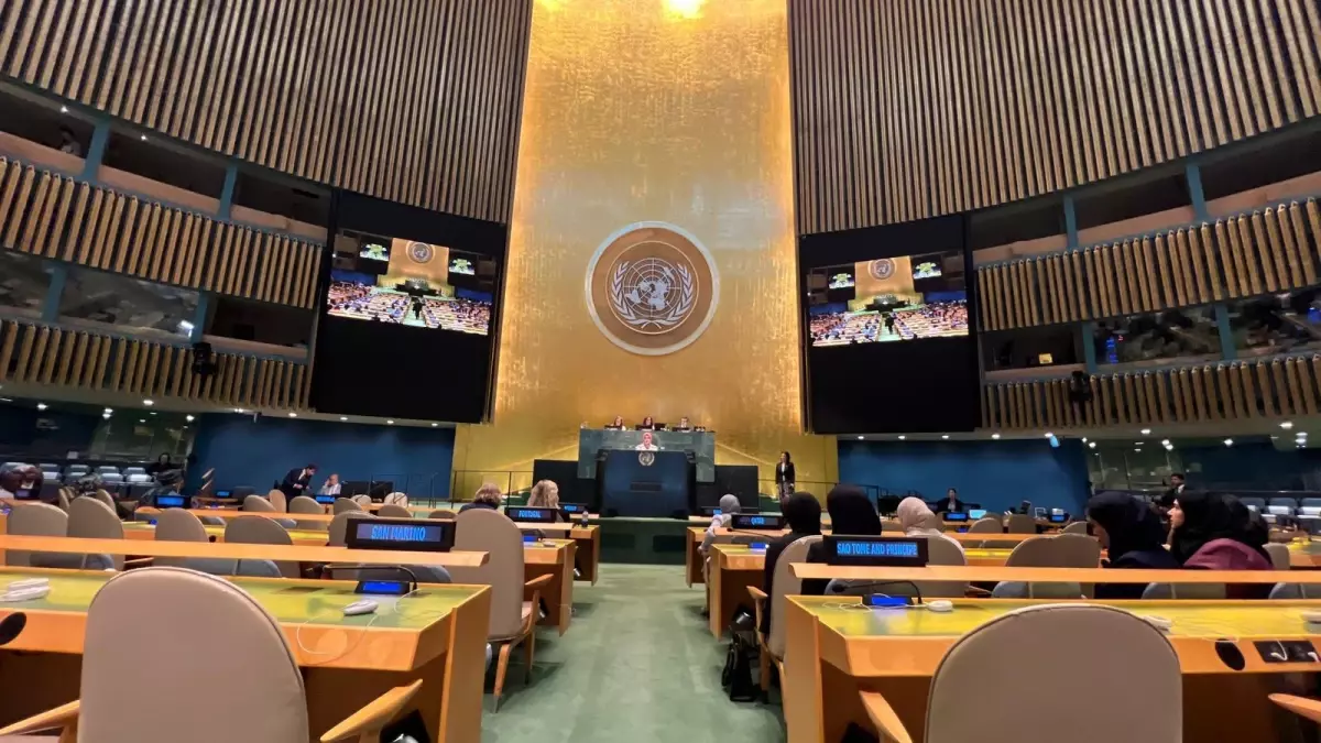 Bakan Göktaş, Dördüncü Dünya Kadın Konferansı Genel Kurul Üst Düzey Toplantısı’nda konuştu