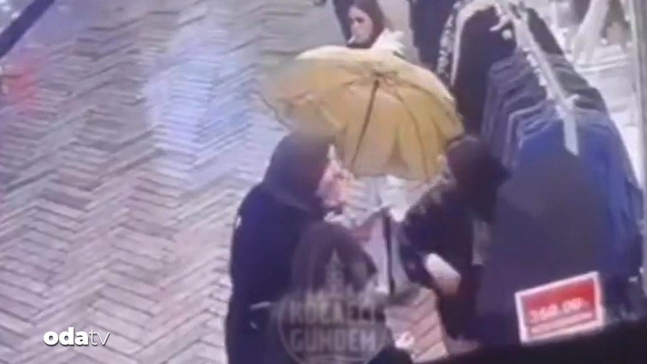 Etekli kadını darp eden kadın gözaltında