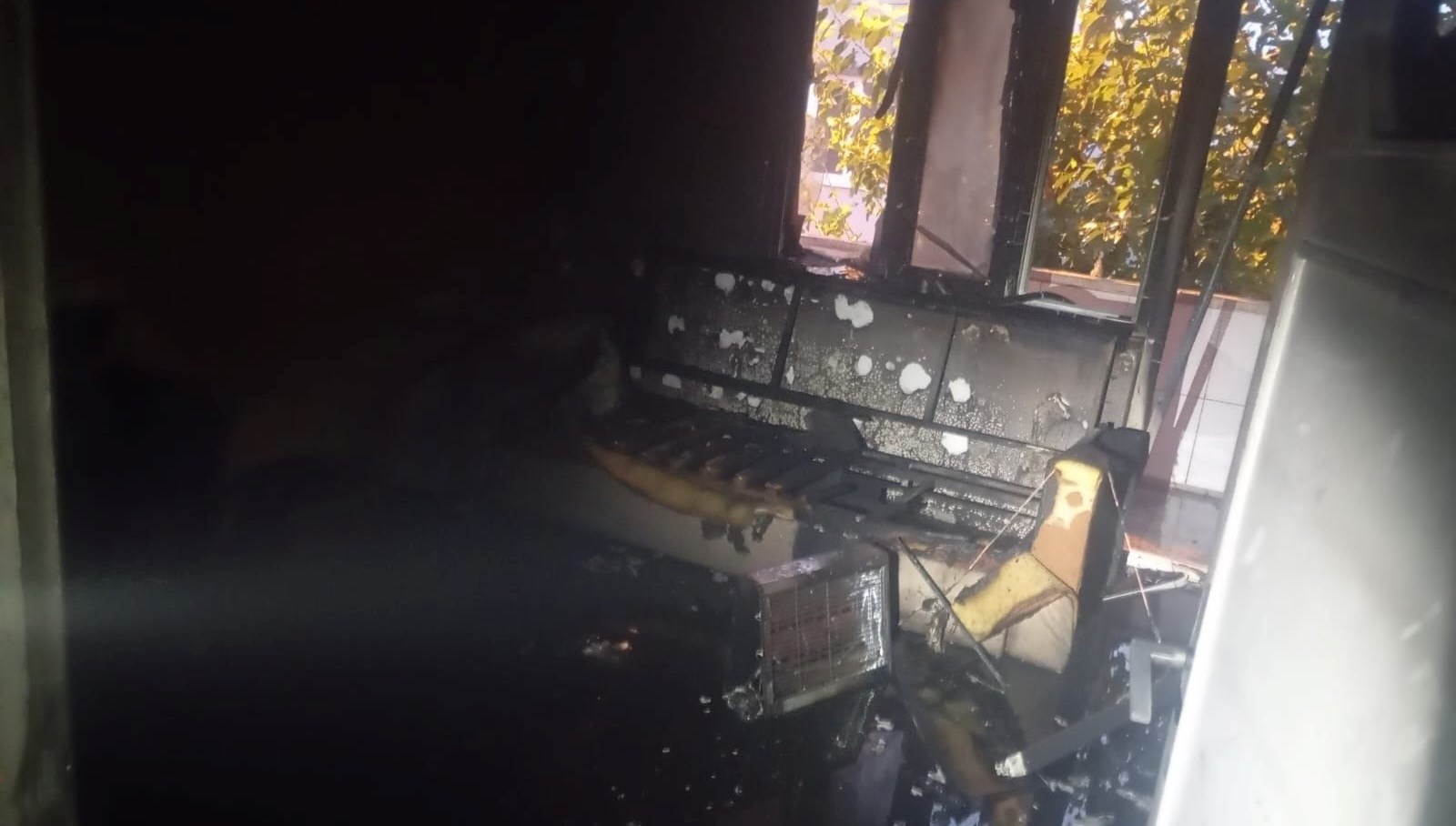 Susurluk’ta ev yangını