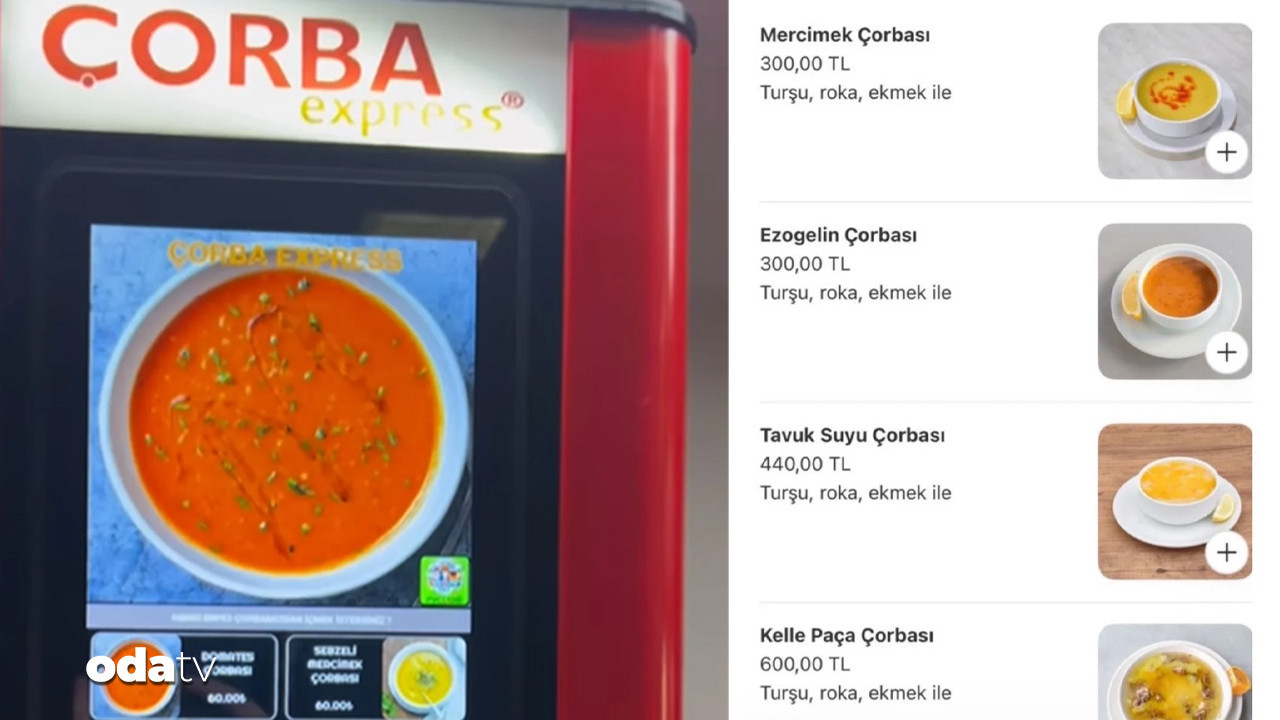 600 TL’lik çorbaya karşı 60 TL’lik çorba