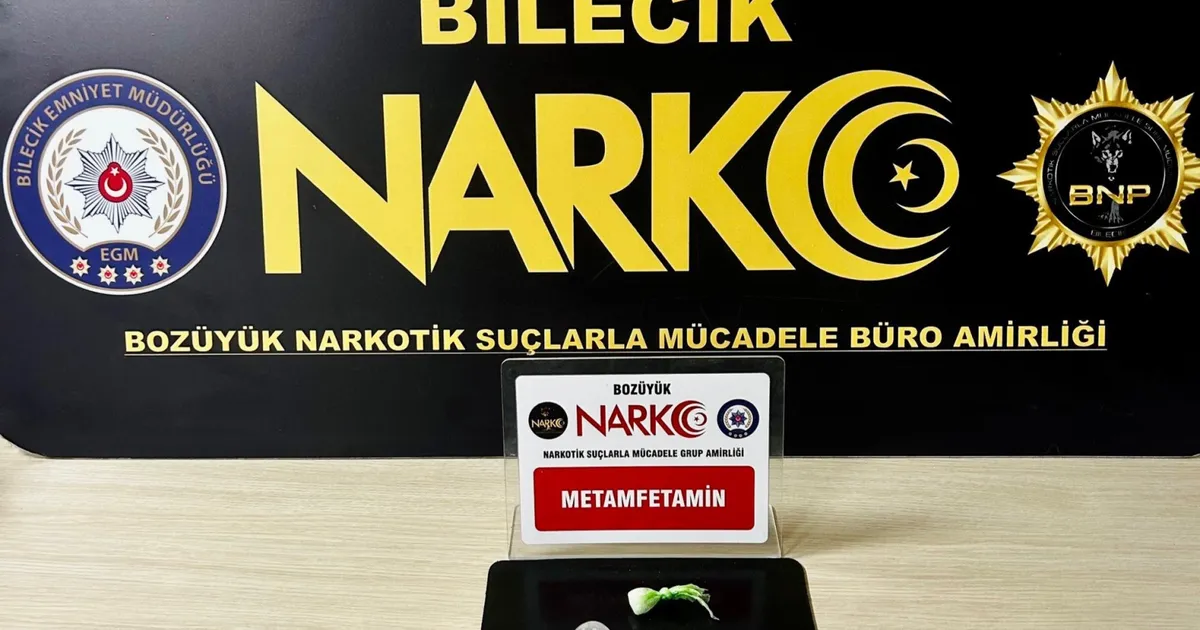 Bozüyük’te narkotik operasyonu
