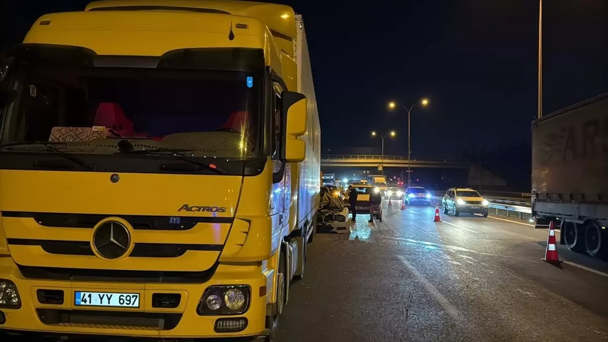 Çayırova’da Trafik Kazası: 1 Yaralı