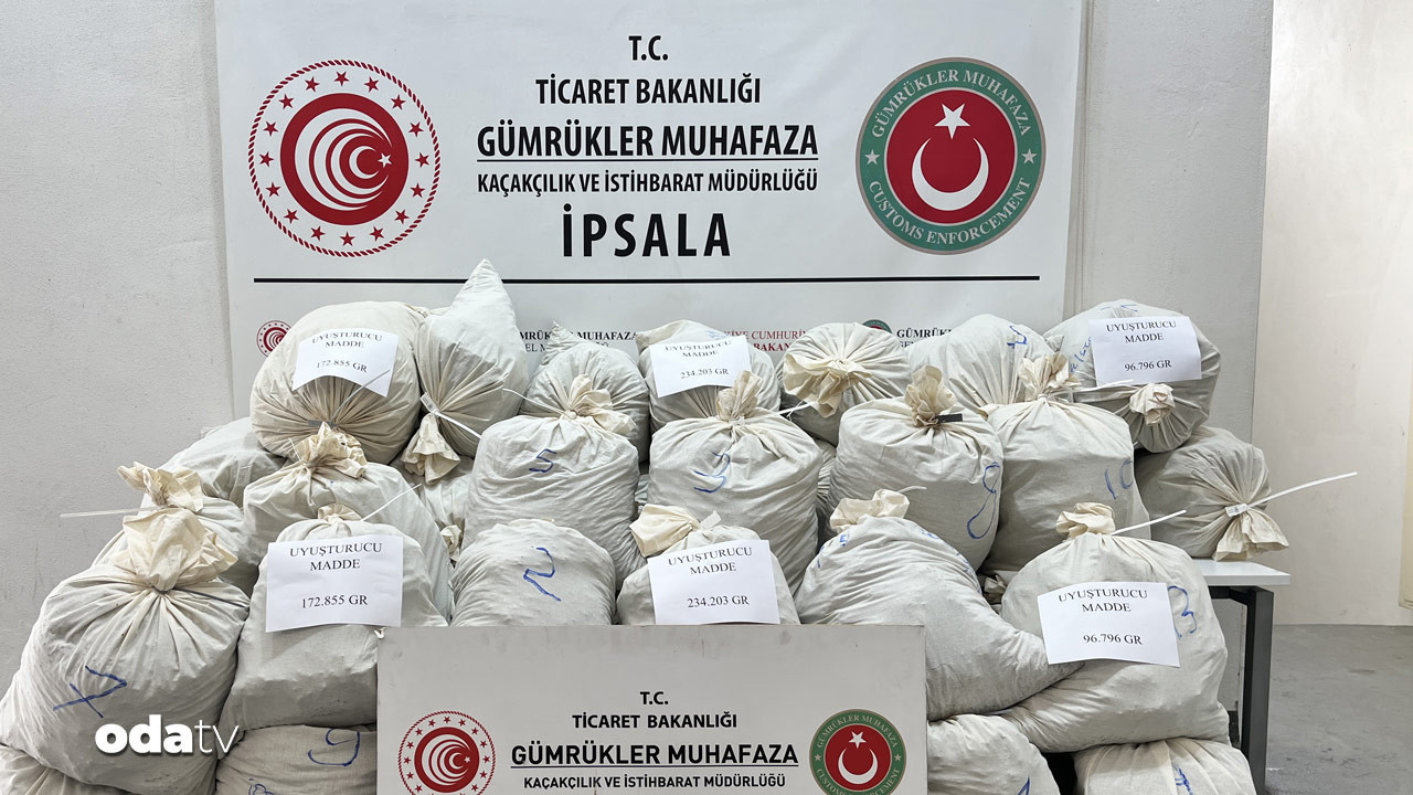 İpsala’da 503 kilogram uyuşturucu ele geçirildi