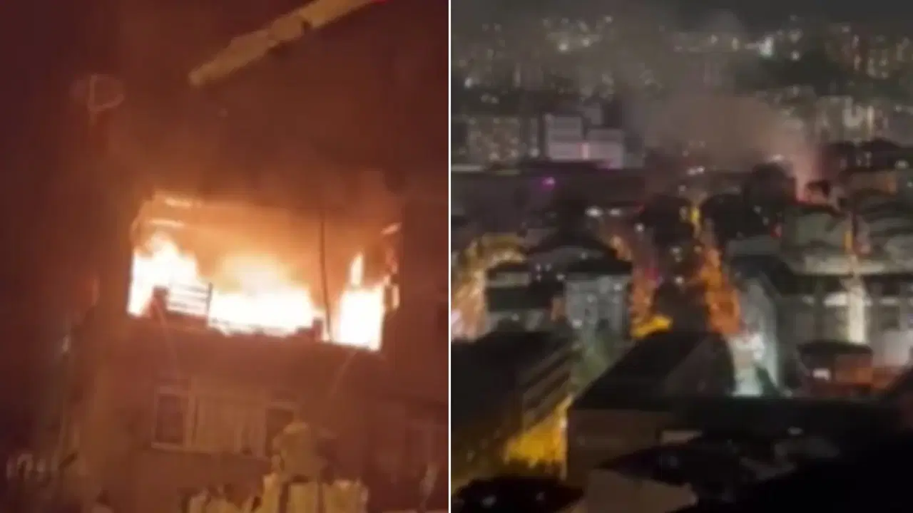 İstanbul’da bir binada patlama: Yangın kontrol altında