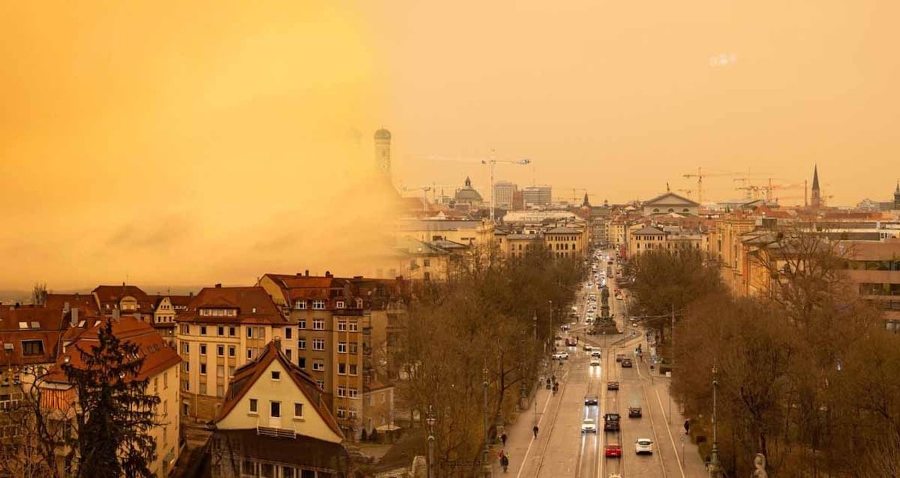 ‘Kan yağmuru’ tüm şehri kapladı