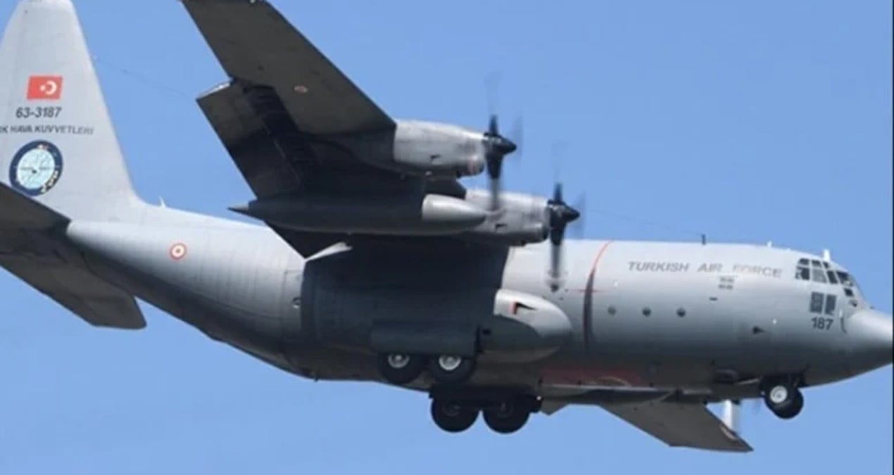 O uçağa 6 ton F-16 parçası yüklenmiş!