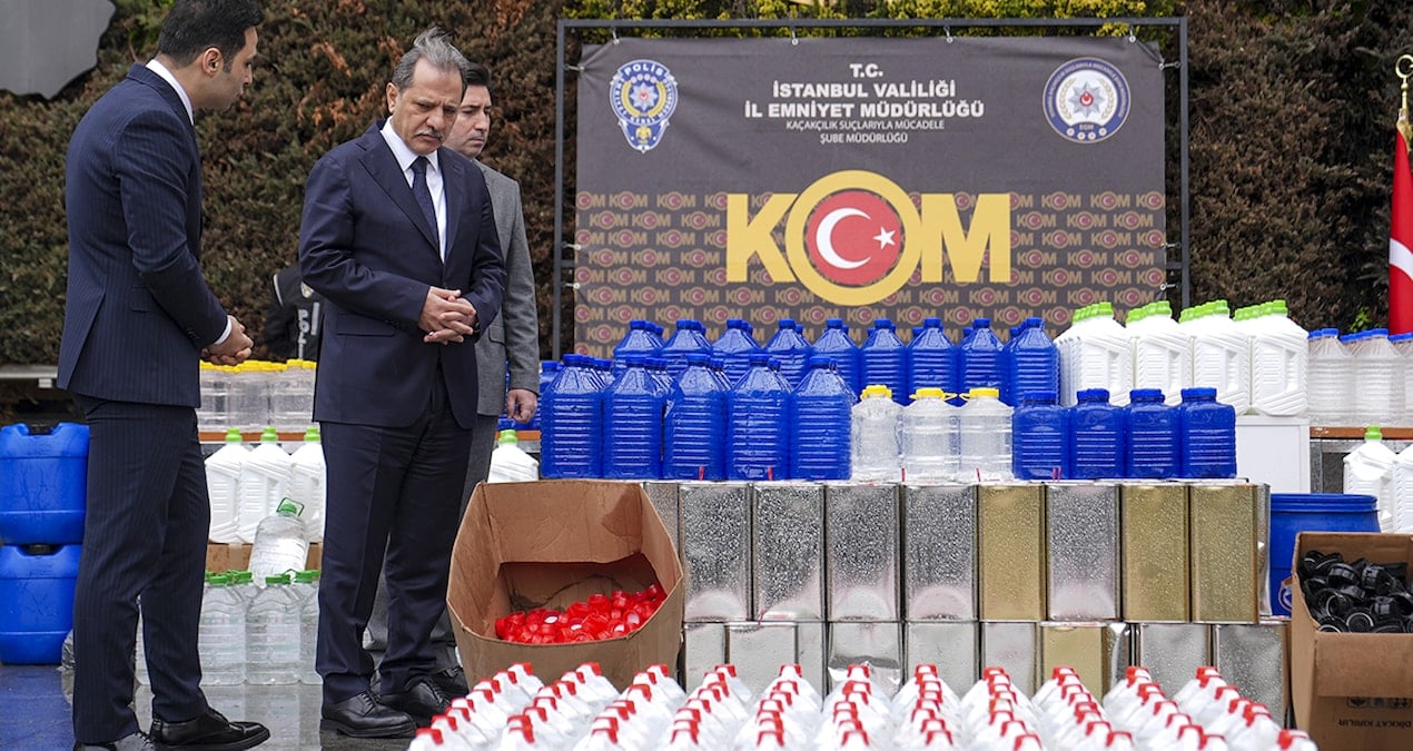 3 İlde sahte içki operasyonu: 45 bin litre alkol ele geçirildi, 5 tutuklama