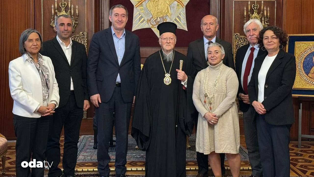 DEM Parti’den Bartholomeos’a ziyaret