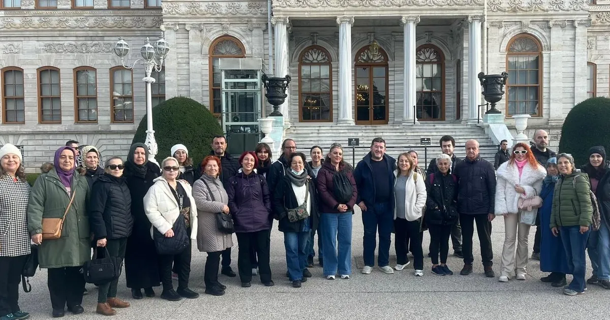 Maltepeliler, Dolmabahçe Sarayı’nı ziyaret etti