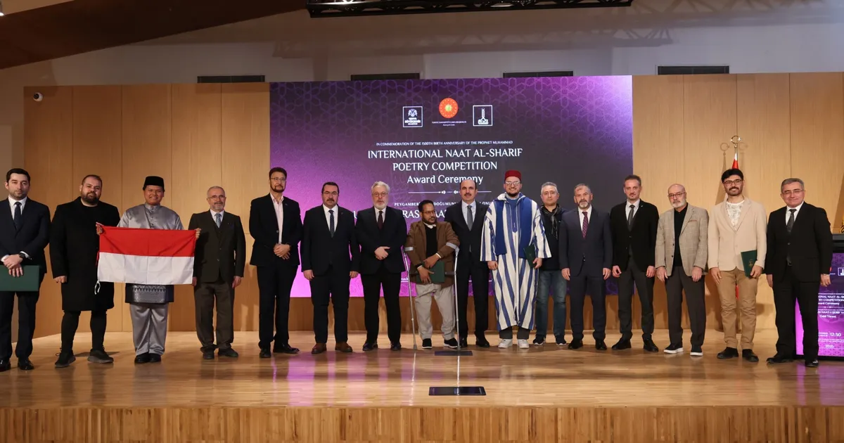 Uluslararası Naat-ı Şerif Yarışması’nda ödüller Konya’da sahiplerini buldu