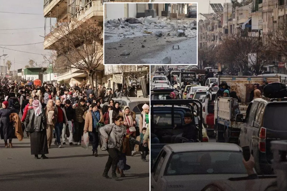 Görüntü Türkiye’nin yanı başından! Sivil halk 2 mahalleyi terk etmeye başladı