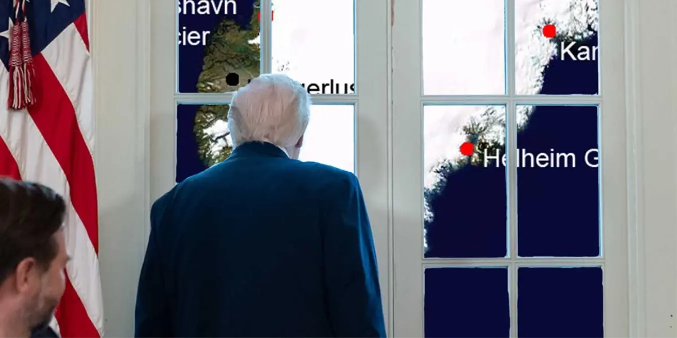 Trump’ın Grönland Haritası Paylaşıldı