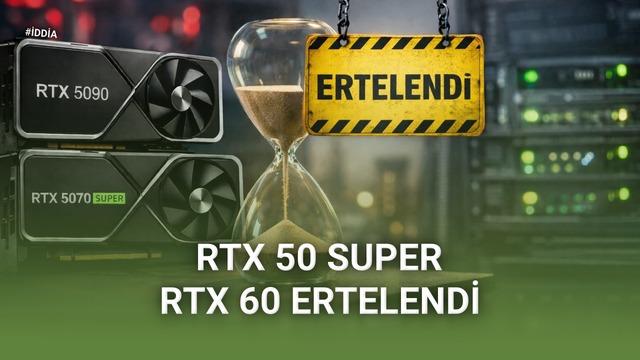 Oyunseverleri Şaşkına Çevirecek İddia: NVIDIA RTX 50 Super Serisi Ertelendi, RTX 60 Serisi de 2028’e Ertelenebilir – Webtekno – Güncel Teknoloji Haberleri ve Video İncelemeleri