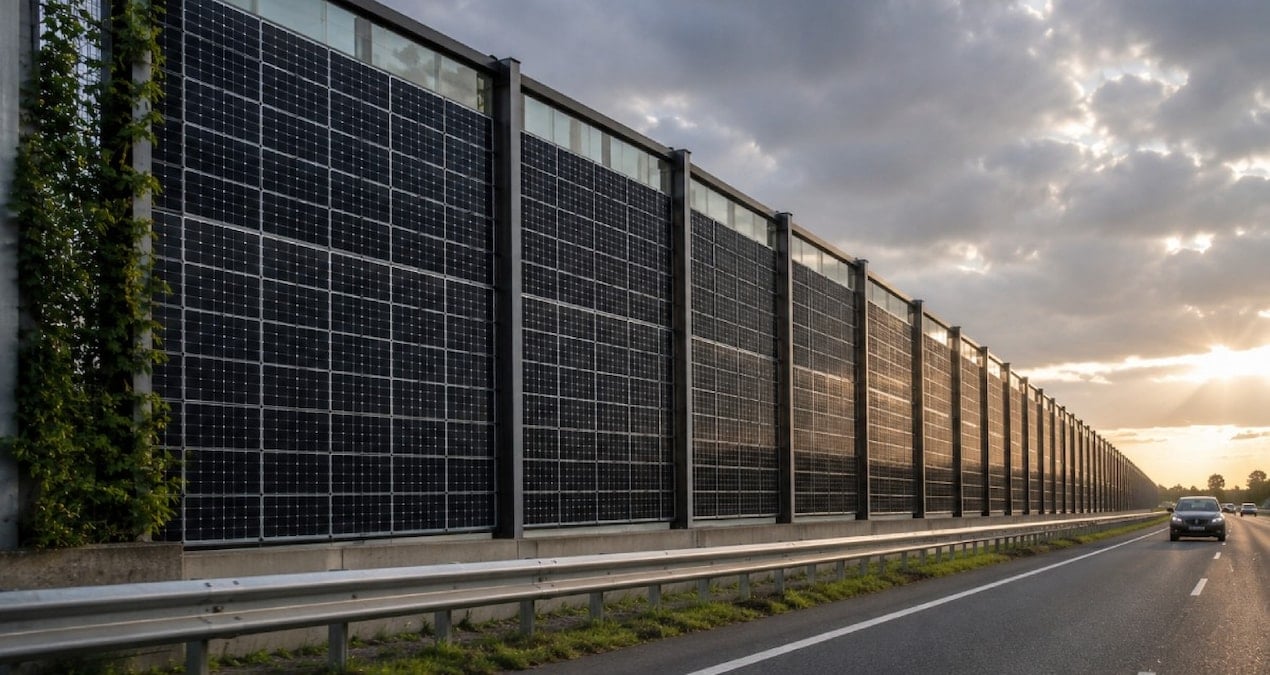 Otoyol Ses Bariyerlerinden Yenilenebilir Elektrik Üretimi: Hollanda’nın Yenilikçi Çözümü